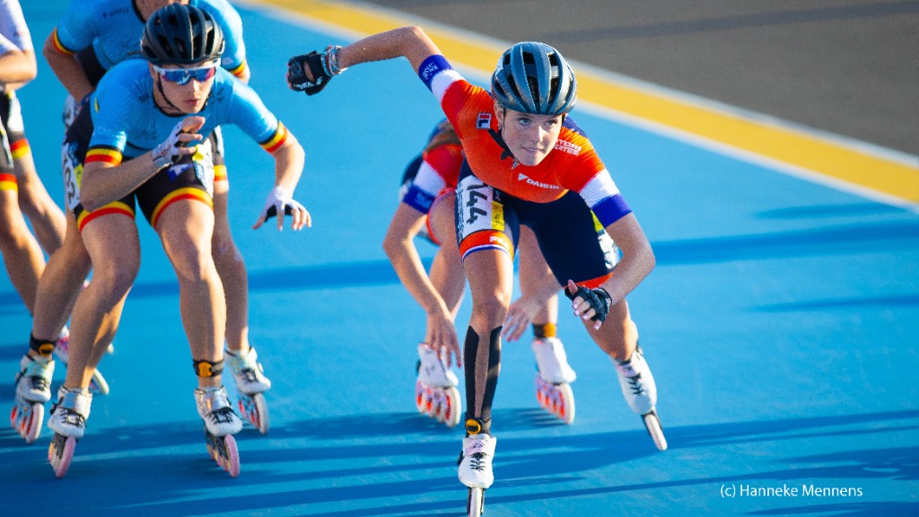 Twee podiumplaatsen voor Nikki Noordergraaf op eerste dag NK Inlineskaten