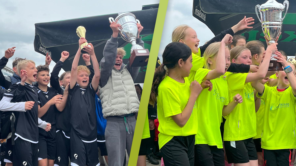 Ruim 400 talentjes laten hun voeten spreken tijdens het Schoolvoetbaltoernooi
