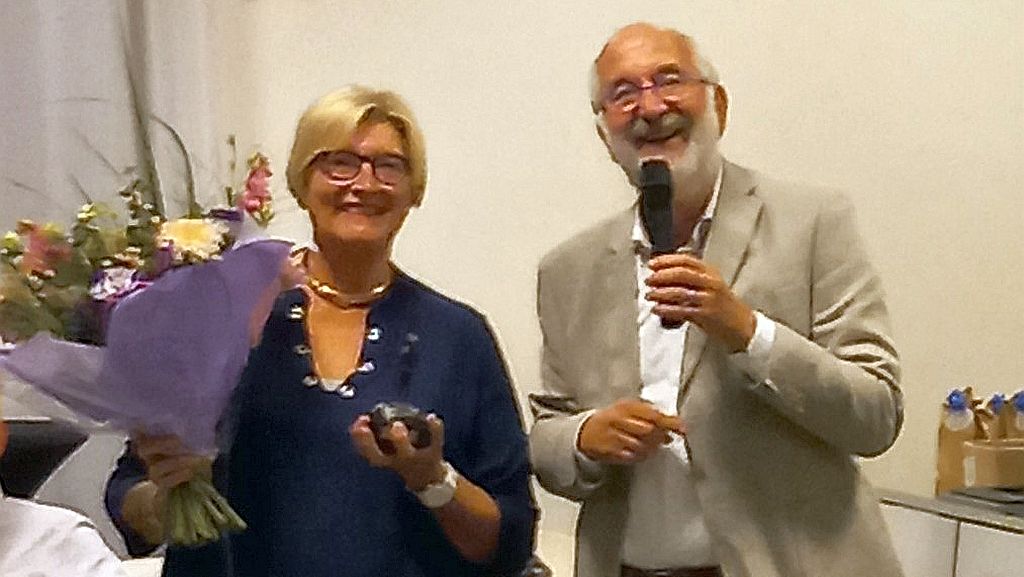 'Kei' en erelidmaatschap Bridge '86 Leimuiden voor Maria Straeter - Studio Kaag en Braassem