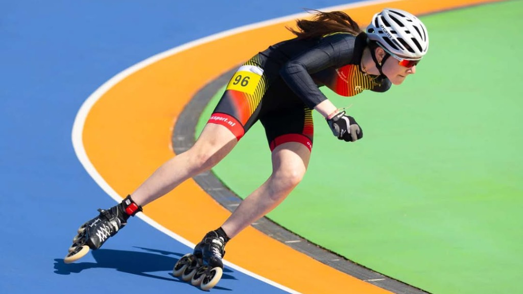 Fleur Hartveld Nederlands Kampioen bij de junioren op NK Inlineskaten