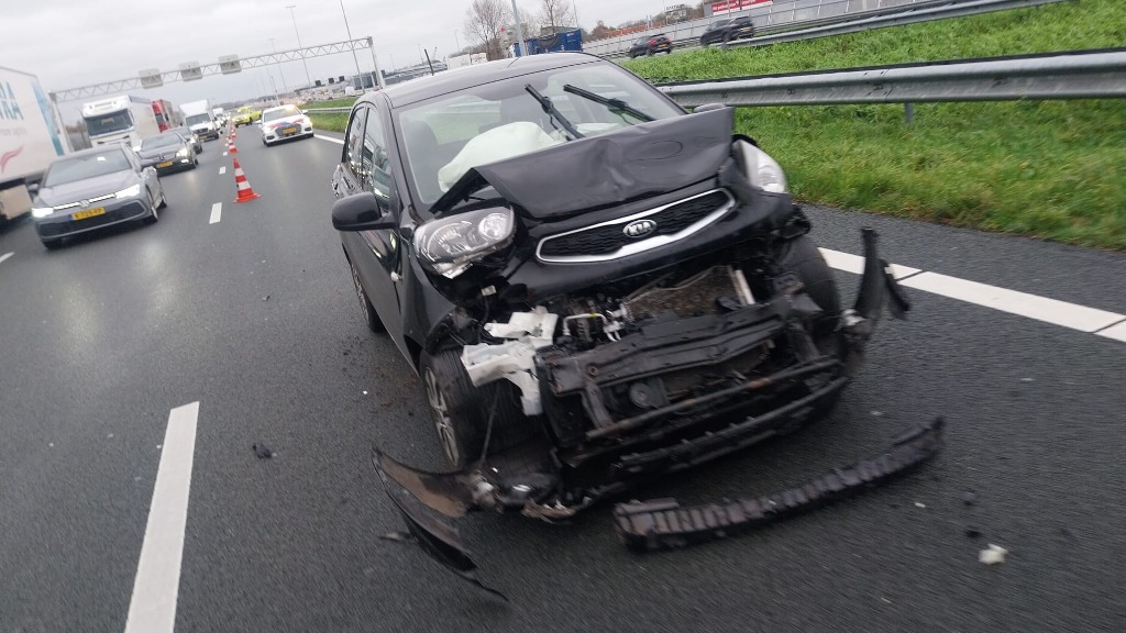 Ongeluk op de A4 zorgt voor flinke vertraging