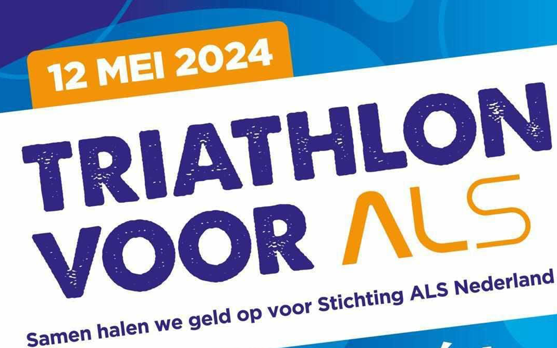 Triathlon voor ALS op 12 mei in Leimuiden: ‘Het geeft veel energie om dit te doen’